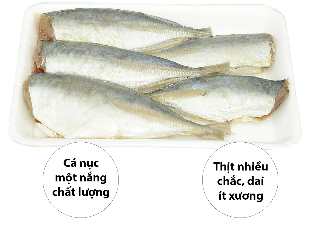 Cá nục 1 nắng 250g (4 - 6 con)