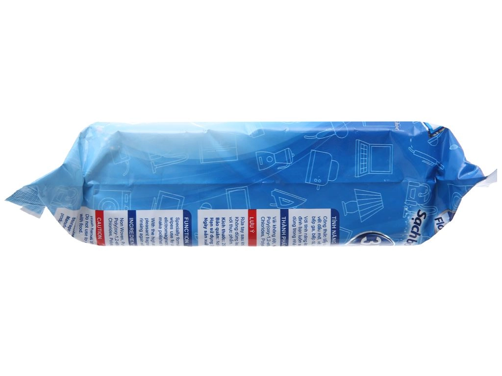 Khăn lau đa năng Nano kháng khuẩn hương tự nhiên túi 30 tờ