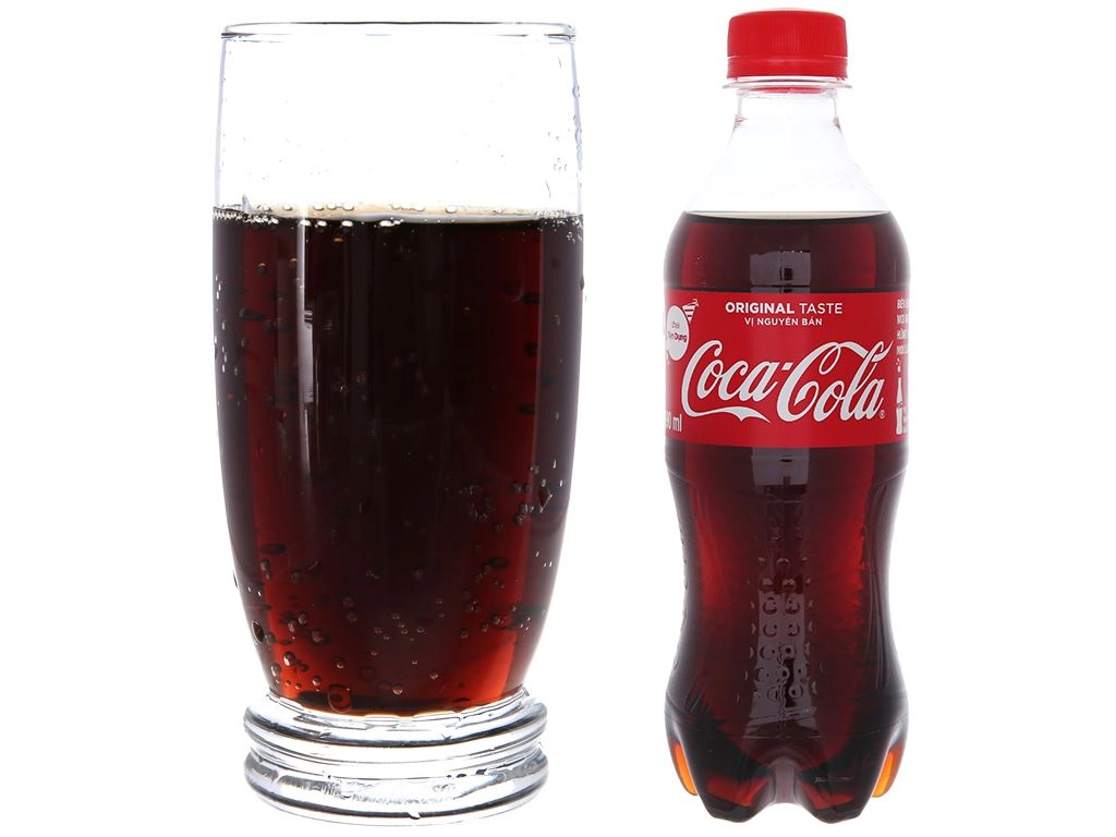 Nước ngọt có ga Coca Cola chai 390ml